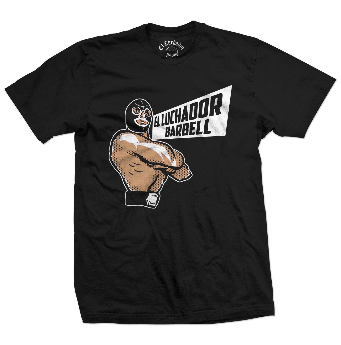El Luchador Barbell Luchador Tee